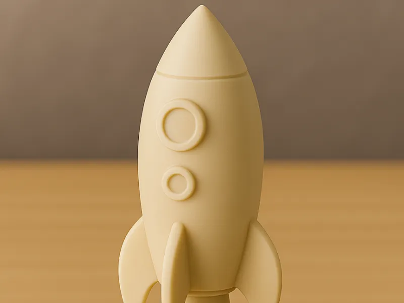 Rocket Statue