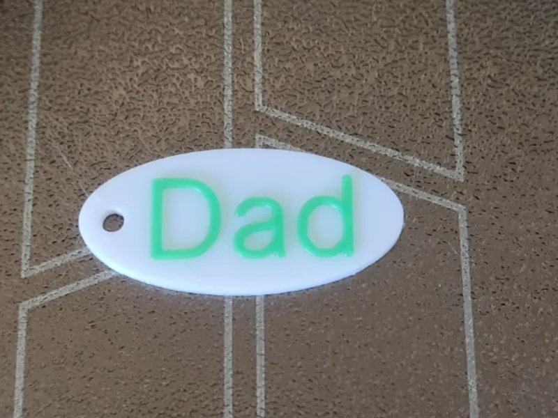 Dad keychain