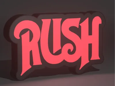 RUSH - Light Box (Perfect for any RUSH Fan)