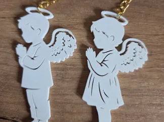 First Communion keychain Angel girl boy