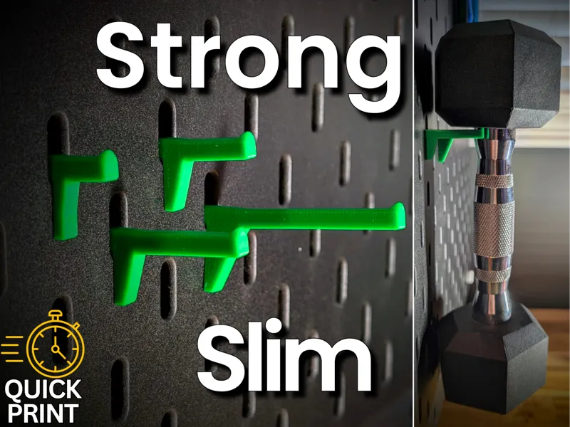 Strong & Slim Hook Collection| No Support | SKADIS