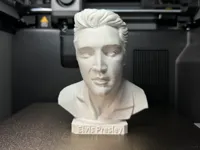 Elvis Presley - High-Detail Fokus schneller Druck