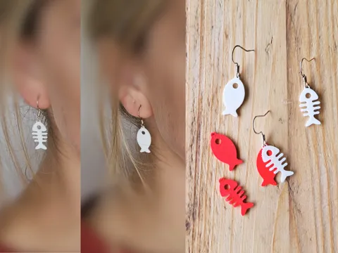 Fish earrings