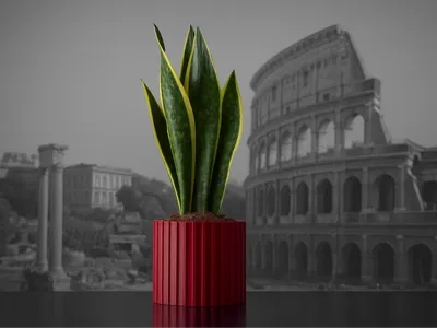 Roman Column Vase Also Perfect as a Pot Cover