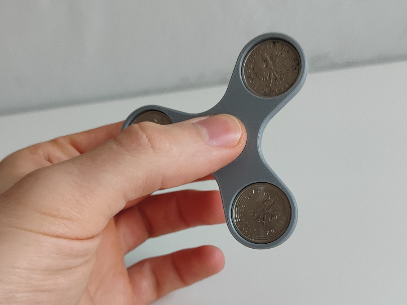 DAY 66. Adjustable Coin-Weighted Fidget Spinner
