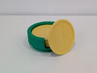 PLA - 0.2mm layer, 15% infill, ironing on