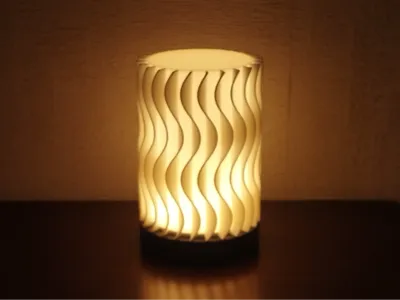 Mini Two Wave Lamp