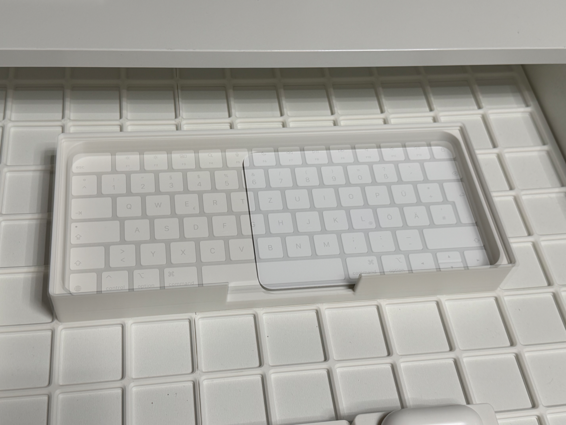 Gridfinity Magic Keyboard & Trackpad Tray (7×3)