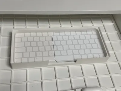 Gridfinity Magic Keyboard & Trackpad Tray (7×3)