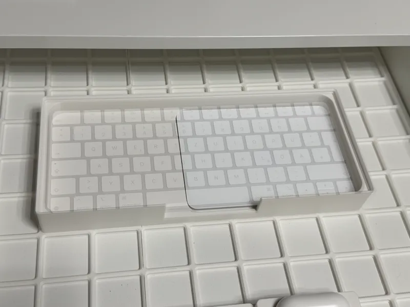 Gridfinity Magic Keyboard & Trackpad Tray (7×3)