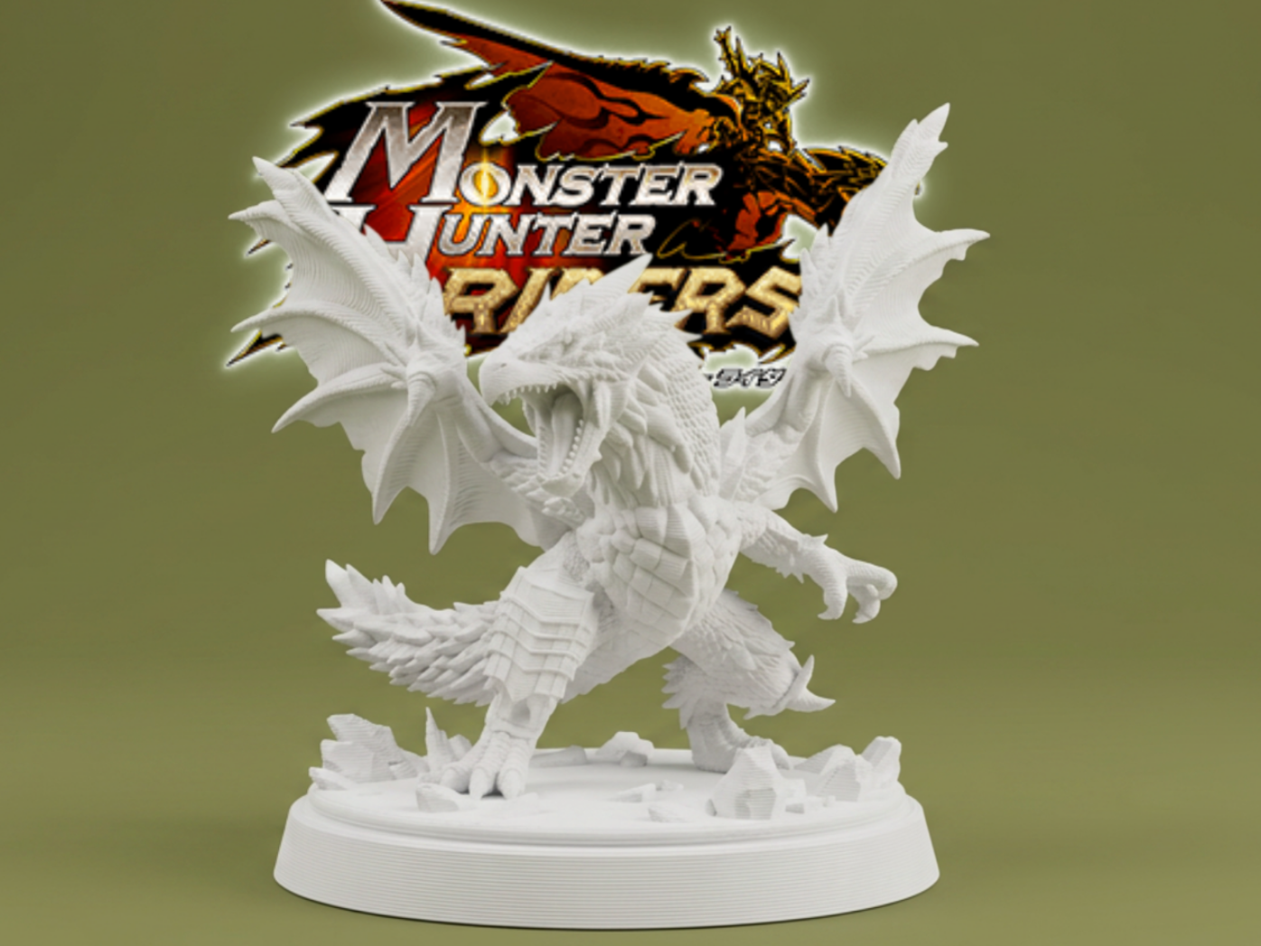 Rathalos – Monster Hunter Inspired Dragon Figurine