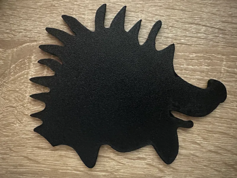 Igel-Silhouette für Igelhaus