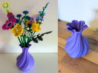 Vase Wave aux courbes ondulantes — photo 2