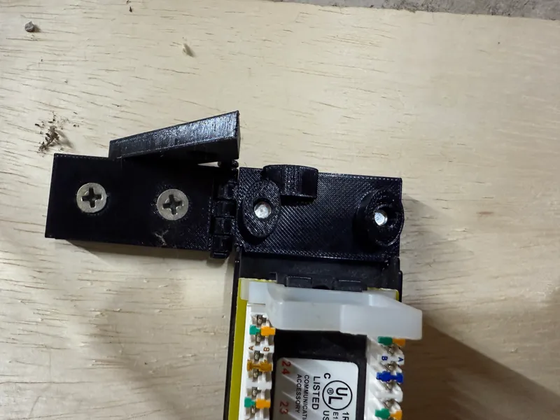 Hinged Patch Panel Mount
