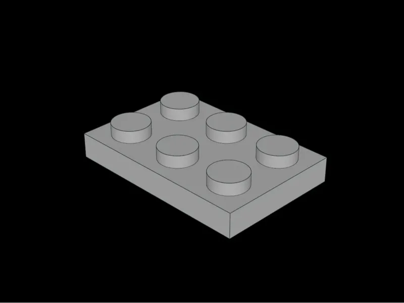 Brick Compatible Plate 2 x 3