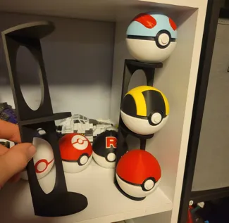 N3D Pokemon ball holder