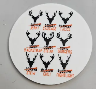 Deer Meat Coaster