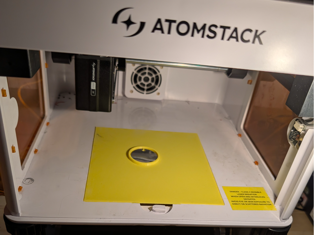 Atomstack P1 Round Tag Centering Jig