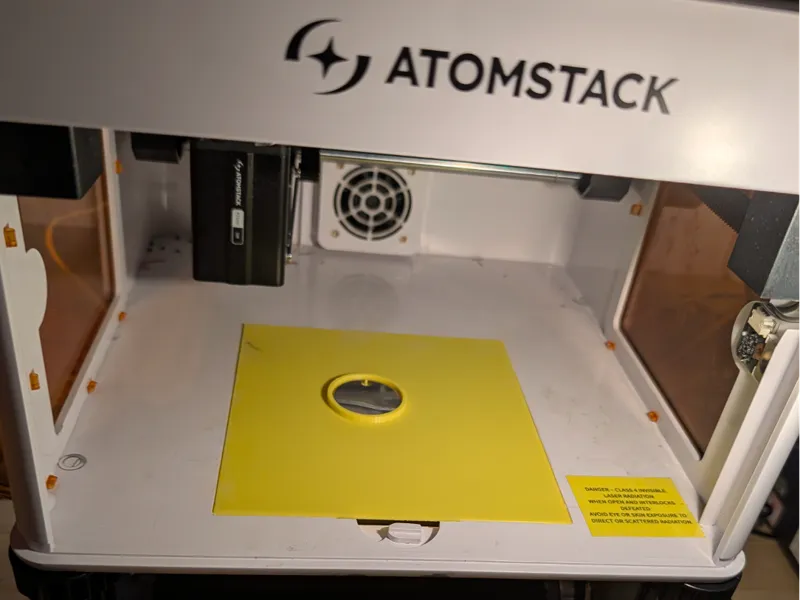 Atomstack P1 Round Tag Centering Jig