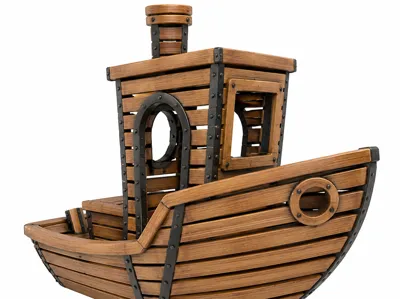 Wooden Benchy