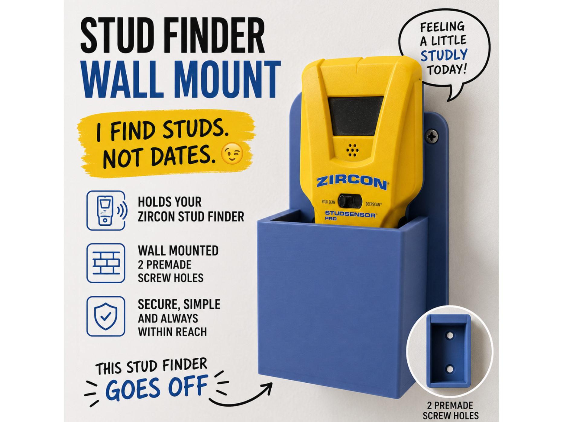 Zircon Stud Finder - Wall Mount