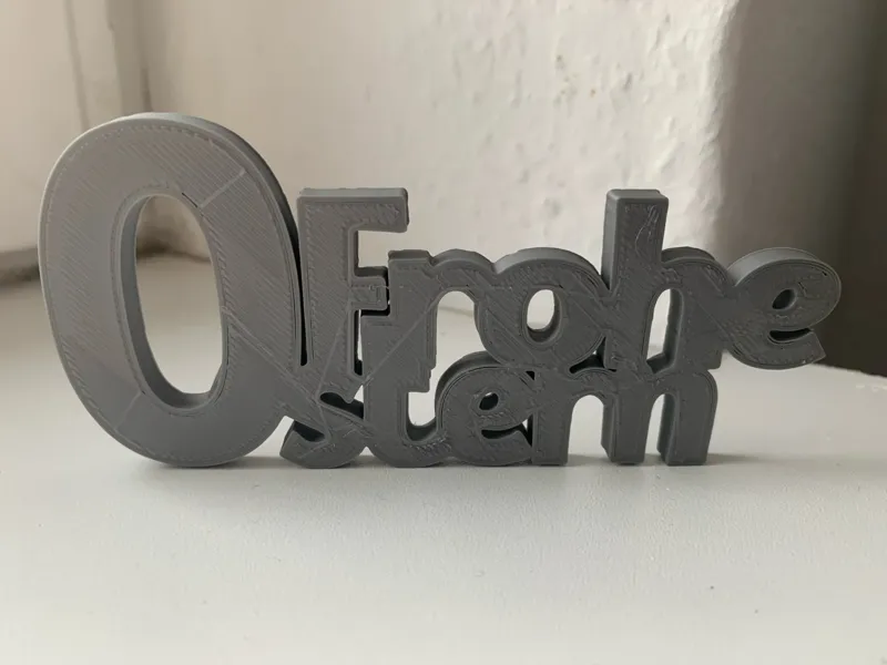 Frohe Ostern Dekoration