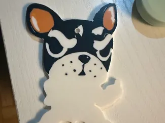 Frenchie Keychain