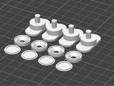 Skadis Wall Mount For Command Wall Strip