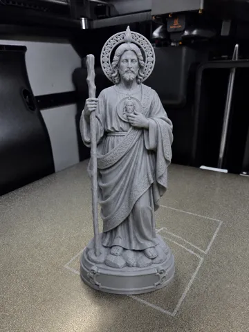 Figura decorativa: San Giuda Taddeo – Modello 3D/Modelo 3D Imprimible — vista de referencia 3