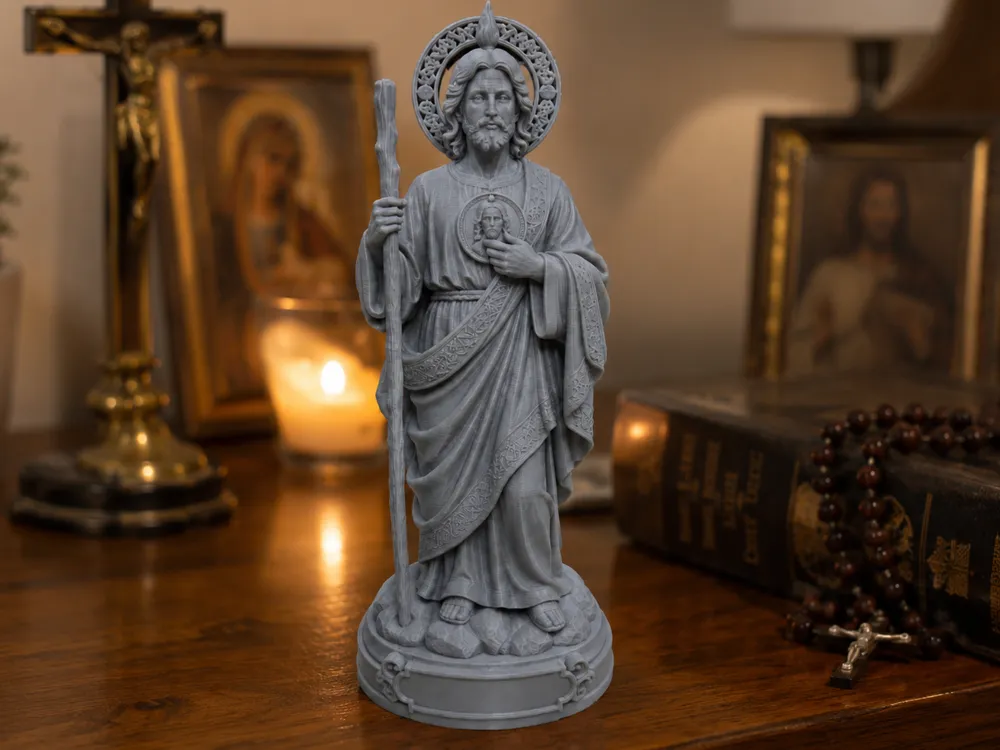 Figura decorativa: San Giuda Taddeo – Modello 3D/Modelo 3D Imprimible. Referencia del modelo original.