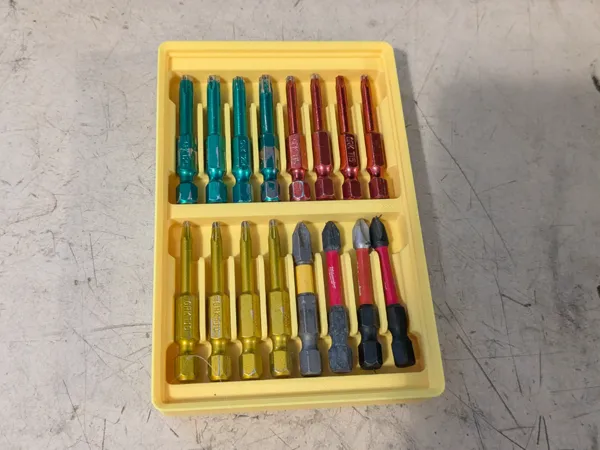 Bac Gridfinity pour embouts hexagonaux 2 pouces