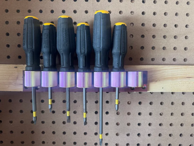 Screwdriver organizer