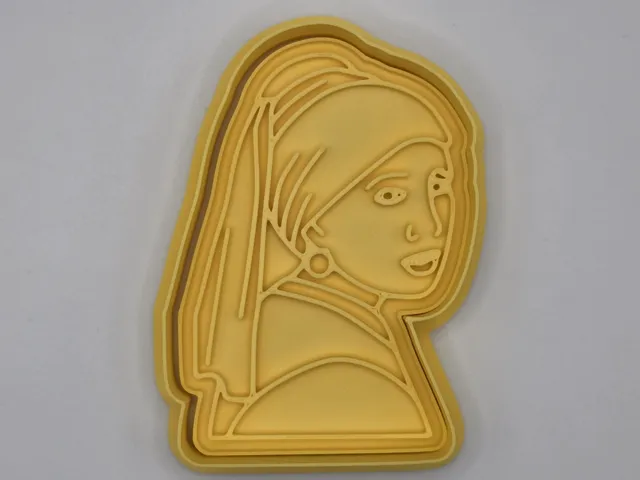 Girl With The Pearl Earring Cutter Cookie Playdoh