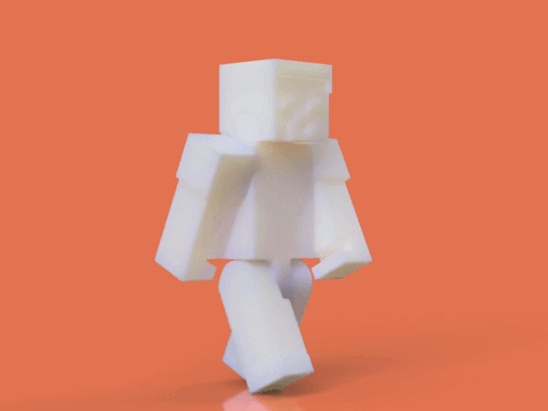 Steve Minecraft Articulable (print in place)