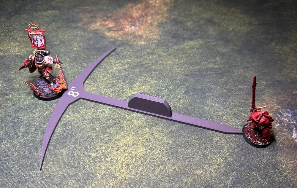 8-Zoll-Deepstrike-Lineal mit Griff für die 11. Edition – Kostenloses 3D ...
