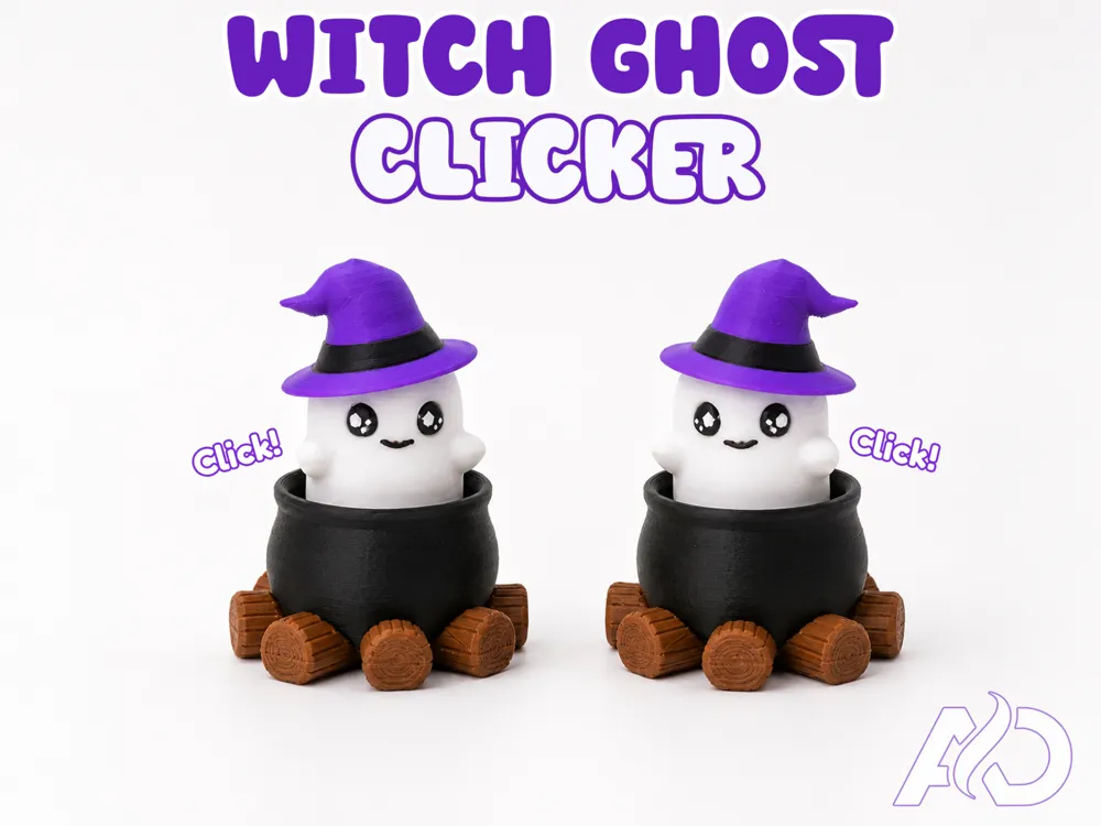 Objeto manipulable: WITCH GHOST CLICKER. Referencia del modelo original.