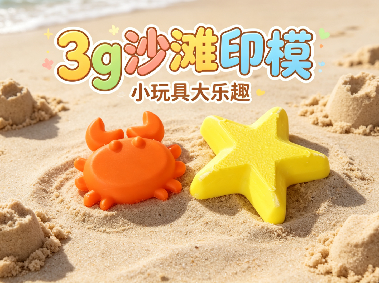 3g沙滩印模-仅3克