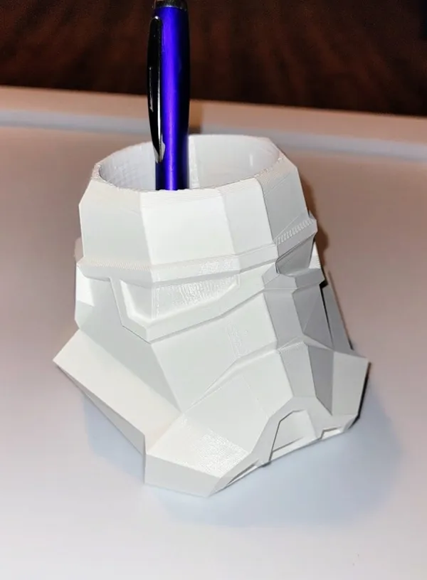 Pot à crayons Stormtrooper low poly