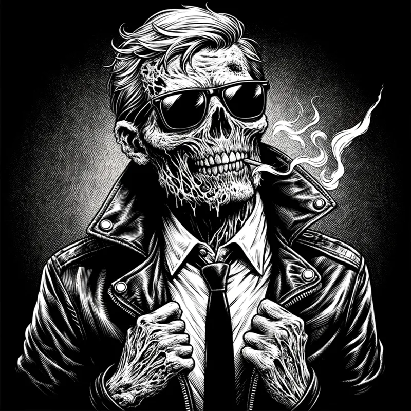A very cool zombie - HueForge