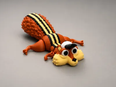 Articulated Lazy Squirrel
