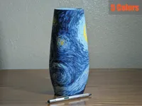 Starry Night Vase Large (5 Colors)
