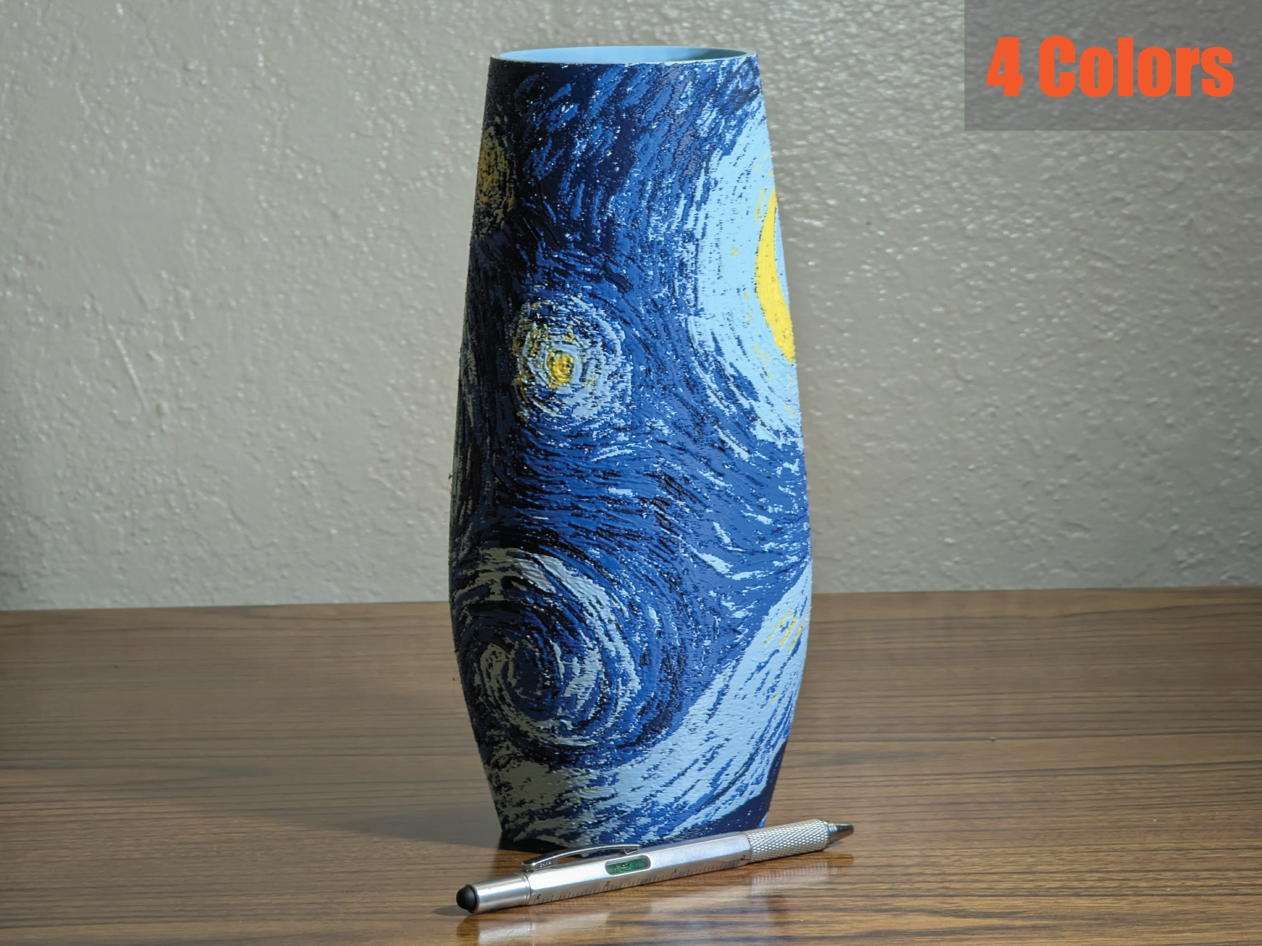 Miniatura 9 do modelo 3D Starry Night Vase