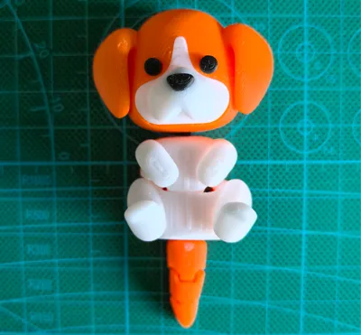 Articulated Beagle Fridge Magnet