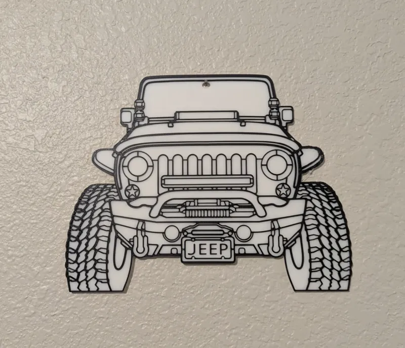 Jeep wall art