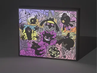 LightBox Fantasmas Pokémon – Lámpara decorativa