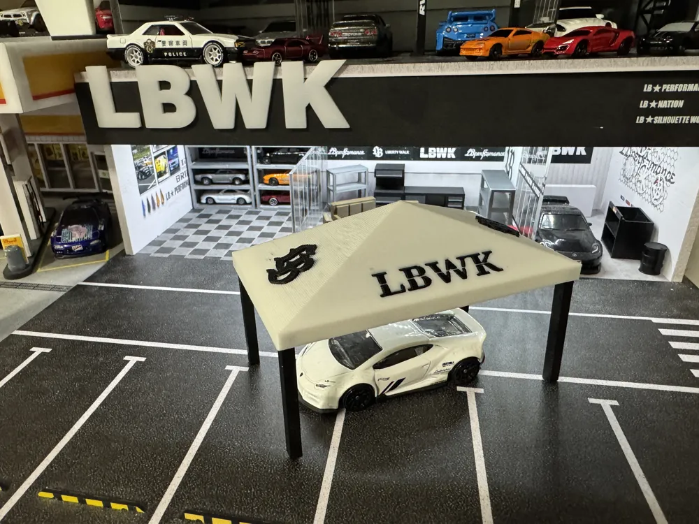 LBWK canopy for cars 1:64 , 1/64 Hotwheels - Free 3D Print Model ...