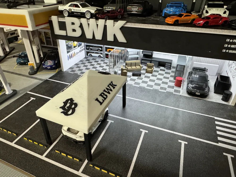 LBWK canopy for cars 1:64 , 1/64 Hotwheels - Free 3D Print Model ...