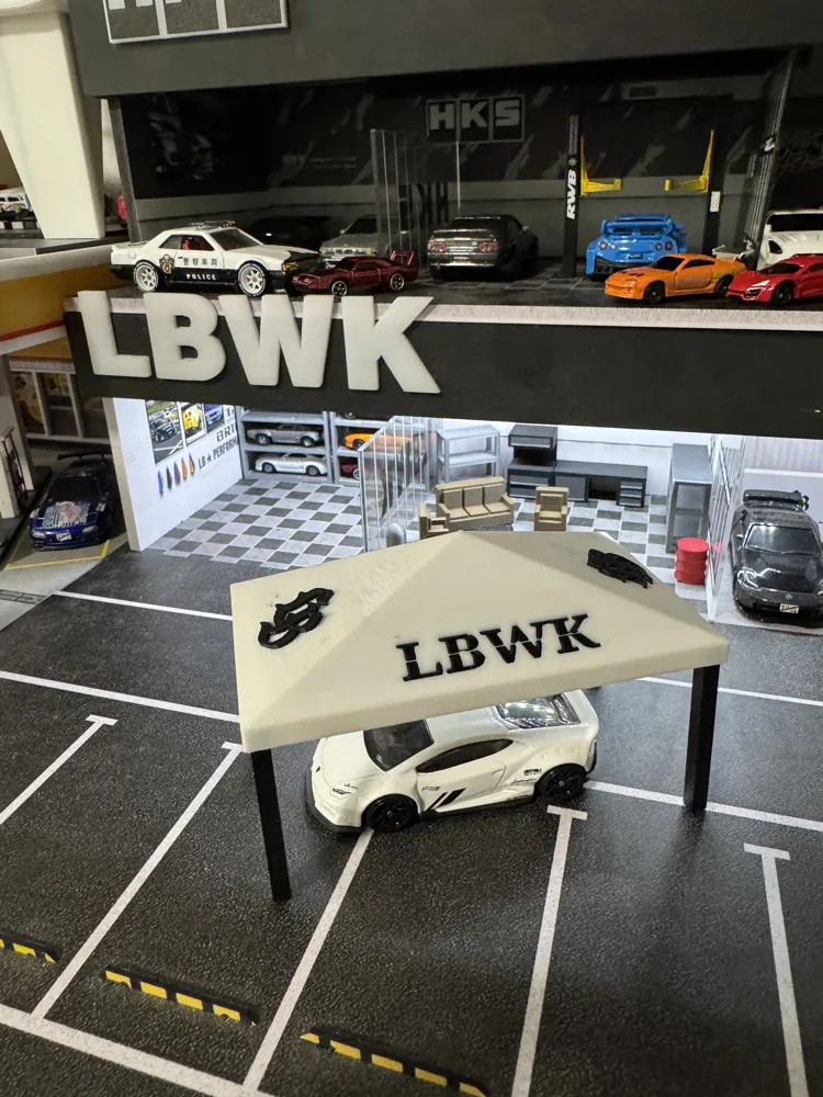 LBWK canopy for cars 1:64 , 1/64 Hotwheels - Free 3D Print Model ...