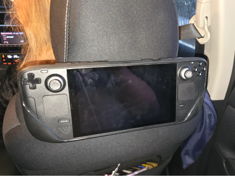 SteamDeck Jsaux Modcase Universal Headrest Mount