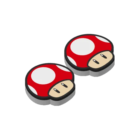 Mario Mushroom Stud Earring view 2